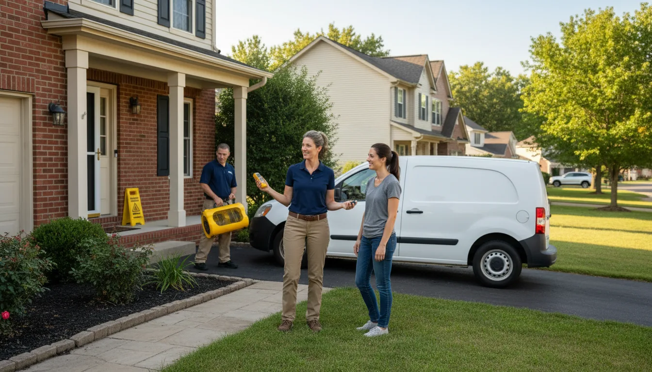 Water restoration image for Flood Water Cleanup, Removal And Restoration Services in Moseley, VA